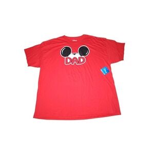 Disney Red Dad Shirt Size 3XL